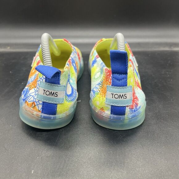 TOMS Alpargata Spirograph Slip On  Youth Size 3 M Casual Shoes 10018085 - Picture 4 of 7